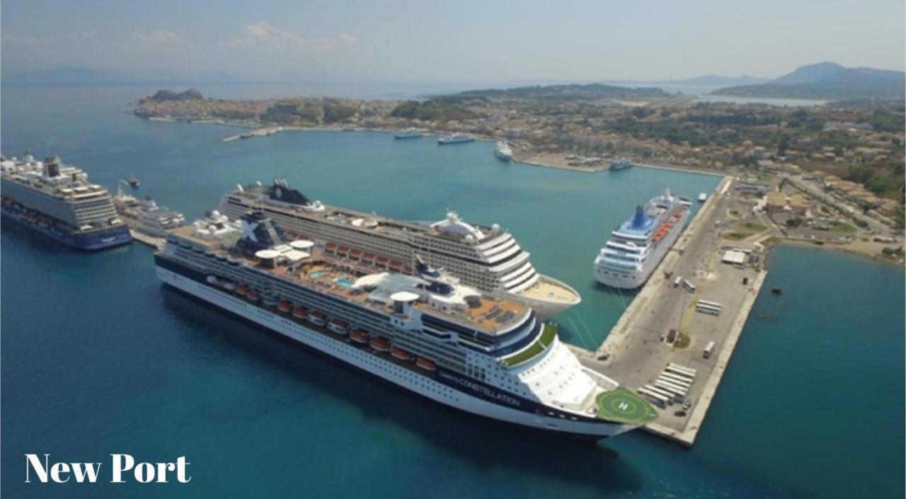 Joy New Port Studio Corfu Town Dış mekan fotoğraf
